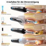 BEBIRD R1 Ultra Ohrenreiniger mit 10-MP-Kamera – Komplettset mit Pinzette & Pipette – Bild 4