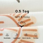 Yoofoss Baby-Sommerschlafsack 78cm 0.5 Tog 3er-Pack – Bio-Baumwolle für 6-12 Monate – Bild 7
