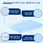 Iwacool Orthopädisches Kühlkissen 40x60 – Memory Foam für Bauch- & Rückenschläfer – Bild 6