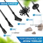 NORDMUT Teleskop-Wanderstöcke aus Aluminium – Leichte Nordic-Walking-Stöcke für Damen & Herren – Bild 6