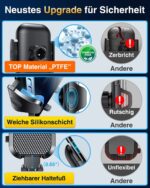 VANMASS Handyhalterung Auto 4 in 1 – Saugnapf & Lüftungsclip für iPhone & Samsung – Bild 4