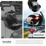 tectake® Motorradkoffer 22L mit Sicherheitsschloss – Topcase für Motorrad & Roller – Bild 5