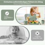 CUBTEM 12er Baby Geschirr Set mit Silikon – BPA-frei Kindergeschirr mit Saugnapf – Bild 3