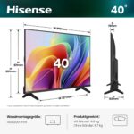 Hisense 40E4DS 43 Zoll 4K Smart TV – Game Mode & Natural Colour Enhancer – Bild 2