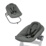 hauck Alpha Bouncer Premium Neugeborenenaufsatz – 2-in-1 Babywippe & Hochstuhlaufsatz