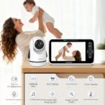 HelloBaby 6-Zoll Video-Babyphone mit Nachtsicht & PTZ-Kamera – WiFi-frei & 35h Akkulaufzeit – Bild 2