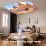 iSinbox 4K Smart Beamer 1200 ANSI – Kurzdistanz Heimkino & Outdoor Projektor mit WiFi 6 – Bild 9