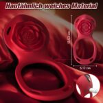YAWNSHE Rosenblueten Vibrator mit App & Fernbedienung – Klitoris Stimulator fuer Paare – Bild 8