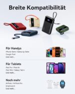 INIU 45W Power Bank 20000mAh mit integriertem USB-C Kabel – Schnellladen für Outdoor – Bild 7
