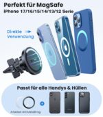 VICSEED Magnetische Handyhalterung Auto Lüftung – MagSafe kompatibel für iPhone & Samsung – Bild 3