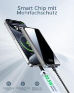 YILANS 26800mAh Power Bank USB-C 25.5W – Schnellladung & Taschenlampe für iPhone & Samsung – Bild 3