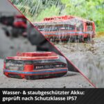 Einhell PXC+ 18V 4,0Ah SEALED Akku – Wasserdicht IP57 für alle Power X-Change Geräte – Bild 5