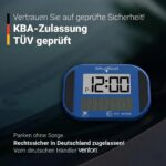 VENTON Elektronische Solar-Parkscheibe mit KBA-Zulassung – Automatische Digitale Parkuhr – Bild 4