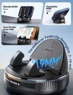 JOYROOM Handyhalterung Auto Armaturenbrett mit Gel & Saugnapf – Universal bis 19 mm – Bild 5