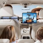 TRYONE Tablet Halterung Auto Kopfstütze 46cm – 3-in-1 Universalhalter für iPad & Smartphones