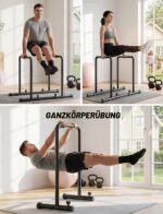 YOLEO Verstellbare Dip Barren – 500 kg Tragkraft, stabiler Dip-Ständer für Calisthenics – Bild 3