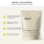 GLORÉ Kollagen Pulver 450g mit Vitamin C, Zink & Biotin – Beauty Supplements – Bild 2