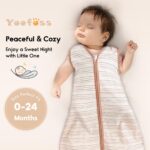 Yoofoss Baby-Sommerschlafsack 78cm 0.5 Tog 3er-Pack – Bio-Baumwolle für 6-12 Monate – Bild 6