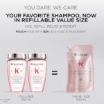 500 ml Kérastase Genesis Bain Hydra-Fortifiant – Kräftigendes Shampoo gegen Haarbruch & Haarverlust (Nachfüllpackung) – Bild 2