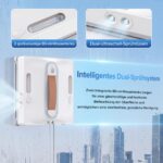 Lubluelu Fensterputzroboter mit KI-Navigation & 8 kPa Saugkraft – Automatische Glasreinigung – Bild 4
