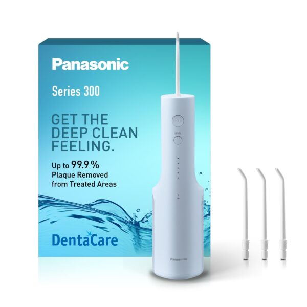 Panasonic Series 300 Munddusche EW-DJ27-A303 – Kabellose Zahndusche mit 5 Druckstufen