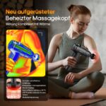 AERLANG Massagepistole mit Wärmefunktion – 3200 U/min, 7 Köpfe & 20 Stufen – Bild 2