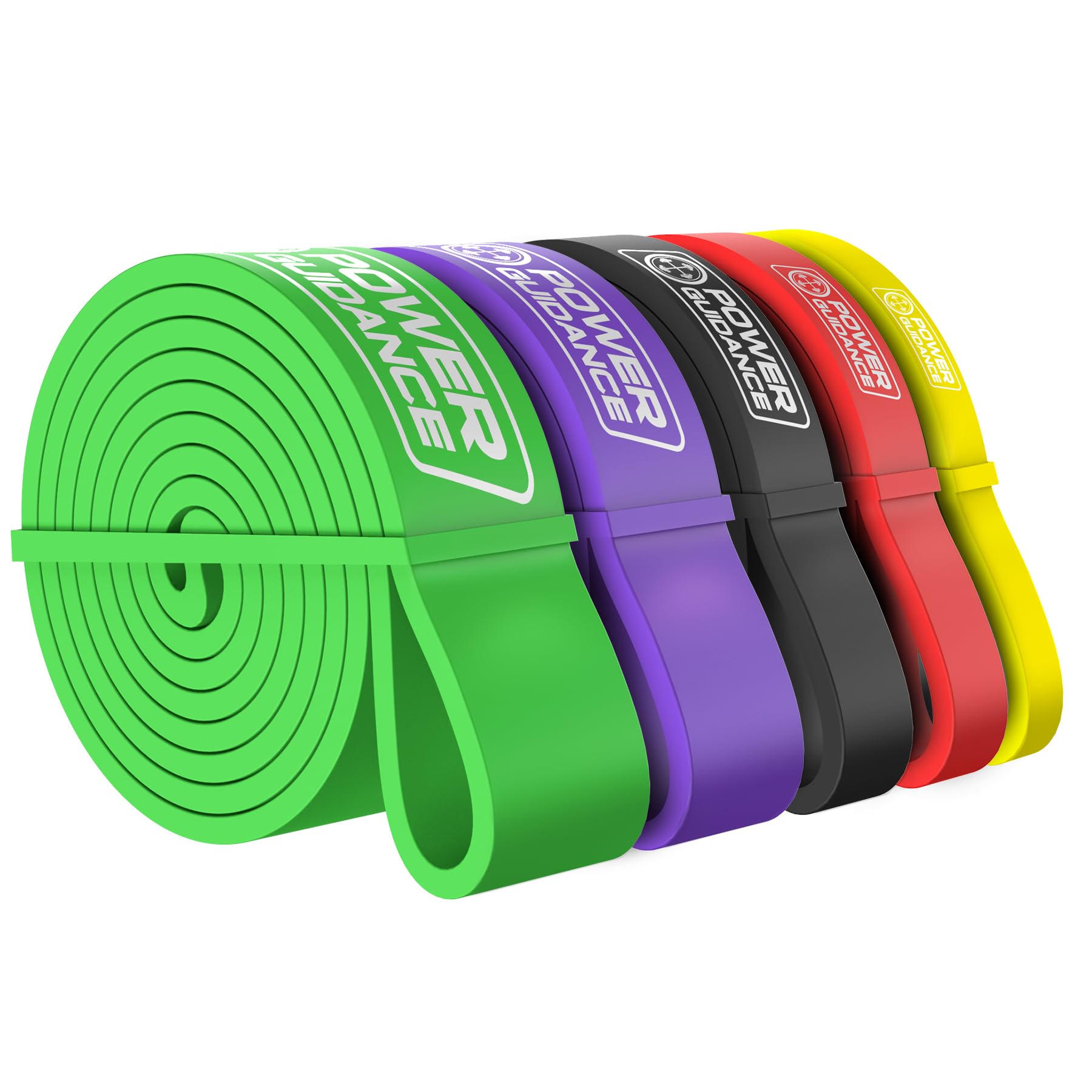 71mui-9eYeL._SY1800_.jpg POWER GUIDANCE Widerstandsbänder 5er Set – Krafttraining mit Tragetasche für Fitness – Bild 1