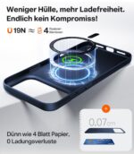 TORRAS Ultra Dünn iPhone 17 Pro Hülle mit MagSafe – Stärkste Magnetkraft, Stoßfest & Kratzfest – Bild 3