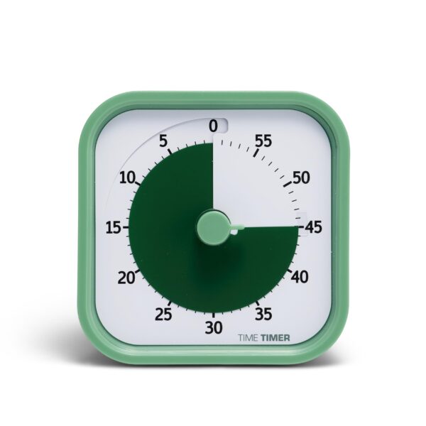 TIME TIMER MOD Home – 60-Minuten Visual Timer mit Stummschaltung für fokussiertes Lernen