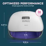 SUNUV UV LED Nagellampe mit 36 LEDs, LCD-Anzeige & Infrarot-Sensor – Schnell-Härtelampe für Gel-Nägel – Bild 5
