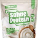Vit4ever Yummy Sahne Protein 1000g – Proteinreiches Kochpulver ohne Zuckerzusatz