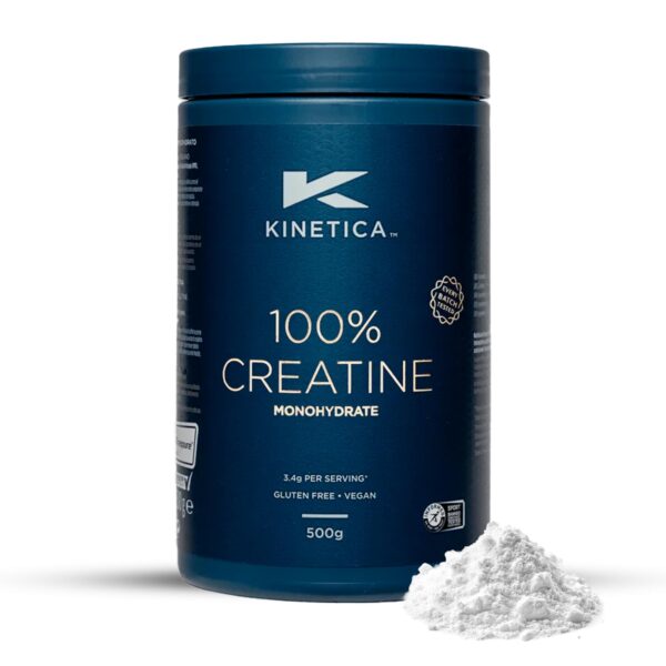 Kinetica Creapure® 100% Kreatin Monohydrat – 500g Pulver für maximale Leistung