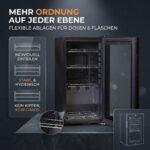 Sommertal Getränkekühlschrank GK50 50L – Glastür mit RGB LED, Touchscreen & Kindersicherung – Bild 4