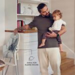 Kinderkraft DINNLY Hochstuhl – Kombihochstuhl mit Sicherheitsgurten für Babys ab 6 Monaten – Bild 5