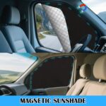 ZATOOTO Sonnenschutz Ford Transit Custom 3er Set – Frontscheibe & Seitenscheiben mit Magneten – Bild 3