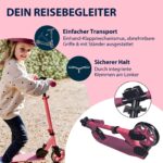 HUDORA Scooter Up 145 Junior – Höhenjustierbarer Kinder-Roller ab 3 Jahren bis 60 kg – Bild 4