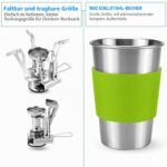 Odoland 10-teiliges Camping Kochgeschirr Set – Leicht & Kompakt für Outdoor-Abenteuer – Bild 5