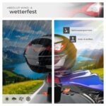 tectake® Motorradkoffer 22L mit Sicherheitsschloss – Topcase für Motorrad & Roller – Bild 7