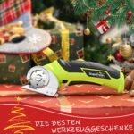 SnapFresh Elektrischer Kartonschneider 4V kabellos – Selbstschärfende Rundklingen für Karton & Pappe – Bild 2