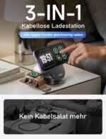 LISEN 3-in-1 MagSafe Ladestation mit 25W Qi2.2 – Faltbares Schnellladegerät für iPhone & Apple Watch – Bild 3