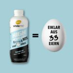 DAVA whitePRO Flüssiges Eiklar 6x 1kg – 105g reines Protein pro Flasche – Bild 9