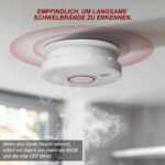 Welite Rauchmelder 4er Set – 10-Jahres-Garantie mit austauschbarer Batterie, DIN EN14604 & BSI zertifiziert – Bild 4