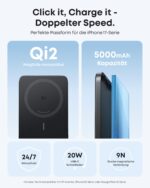 Anker Nano Powerbank 5000mAh – Qi2 MagSafe Schnelllader für iPhone – Bild 2