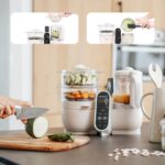 Babymoov Nutribaby Plus Mineral Beige – 6-in-1 Babynahrungszubereiter mit Dampfgaren & Mixen – Bild 2