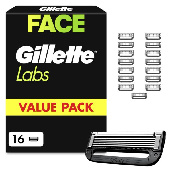 Gillette Labs Rasierklingen 16er-Pack – Premium Ersatzklingen für Herren