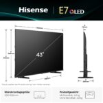 Hisense 43E7Q 43 Zoll 4K QLED Smart TV – Gaming & Streaming mit Dolby Vision Atmos – Bild 2