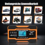 EAFC 12A KFZ Batterieladegerät 12V – Vollautomatisches Intelligentes Erhaltungsladegerät mit LCD – Bild 7