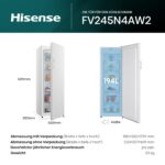 Hisense FV245N4AW2 Gefrierschrank 194 l – TotalNoFrost & SuperFreeze – Bild 3