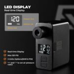 ROCKBROS Elektrische Fahrradpumpe 120PSI – Tragbare Mini-Luftpumpe mit Manometer für alle Fahrräder – Bild 3