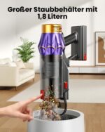 AIBIRTH Akku Staubsauger 50kPa/600W mit Anti-Tangle-Bürste – 70 Min Laufzeit für alle Böden – Bild 7